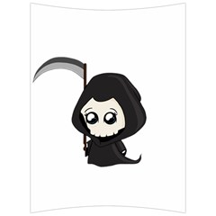 Cute Grim Reaper Back Support Cushion by Valentinaart