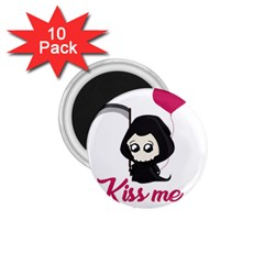 Cute Grim Reaper 1 75  Magnets (10 Pack)  by Valentinaart