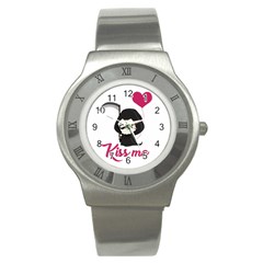 Cute Grim Reaper Stainless Steel Watch