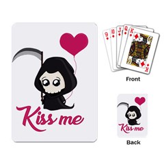 Cute Grim Reaper Playing Card by Valentinaart