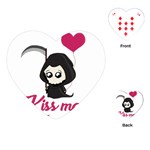 Cute Grim Reaper Playing Cards (Heart)  Front