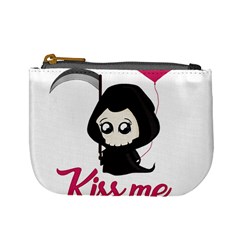 Cute Grim Reaper Mini Coin Purses by Valentinaart