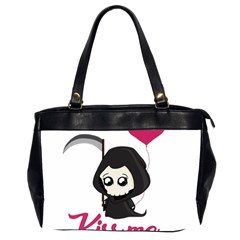 Cute Grim Reaper Office Handbags (2 Sides) 