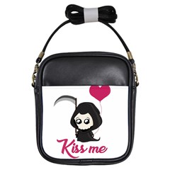 Cute Grim Reaper Girls Sling Bags