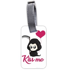 Cute Grim Reaper Luggage Tags (One Side) 