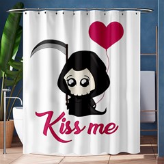 Cute Grim Reaper Shower Curtain 60  x 72  (Medium) 