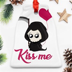 Cute Grim Reaper Bell Ornament (Two Sides)