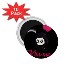 Cute Grim Reaper 1 75  Magnets (10 Pack)  by Valentinaart