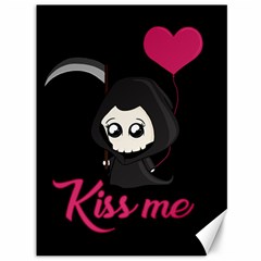 Cute Grim Reaper Canvas 36  X 48   by Valentinaart