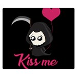 Cute Grim Reaper Double Sided Flano Blanket (Small)  50 x40  Blanket Front