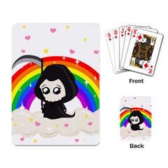 Cute Grim Reaper Playing Card by Valentinaart