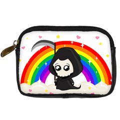 Cute Grim Reaper Digital Camera Cases by Valentinaart