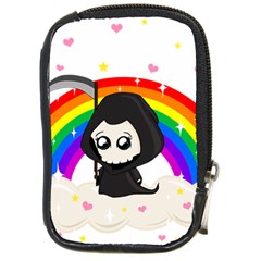 Cute Grim Reaper Compact Camera Cases by Valentinaart