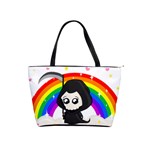 Cute Grim Reaper Shoulder Handbags Front