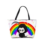 Cute Grim Reaper Shoulder Handbags Back