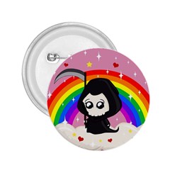 Cute Grim Reaper 2 25  Buttons by Valentinaart