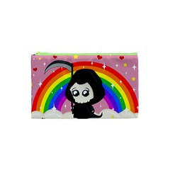 Cute Grim Reaper Cosmetic Bag (xs)