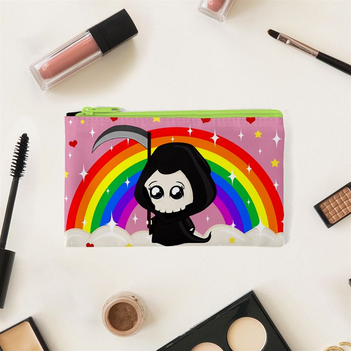 Cute Grim Reaper Cosmetic Bag (XS)