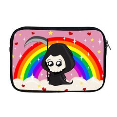 Cute Grim Reaper Apple Macbook Pro 17  Zipper Case by Valentinaart