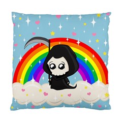 Cute Grim Reaper Standard Cushion Case (one Side) by Valentinaart