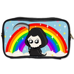 Cute Grim Reaper Toiletries Bags by Valentinaart