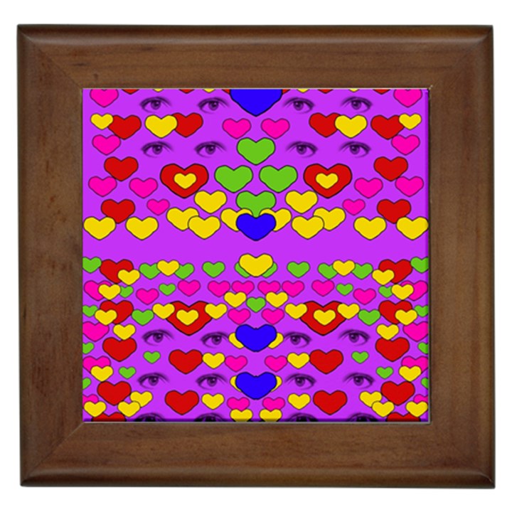 I Love This Lovely Hearty One Framed Tiles