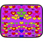 I Love This Lovely Hearty One Double Sided Fleece Blanket (Mini)  35 x27  Blanket Front