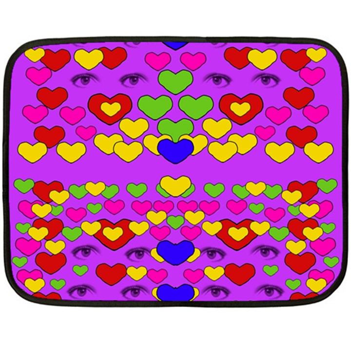 I Love This Lovely Hearty One Double Sided Fleece Blanket (Mini) 