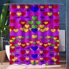 I Love This Lovely Hearty One Shower Curtain 60  x 72  (Medium) 