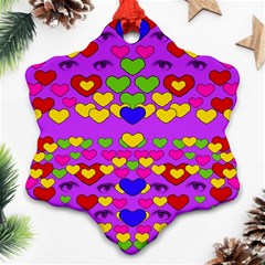 I Love This Lovely Hearty One Ornament (snowflake) by pepitasart