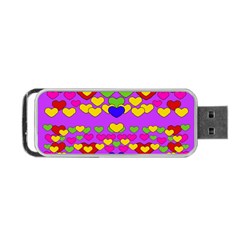 I Love This Lovely Hearty One Portable Usb Flash (two Sides) by pepitasart