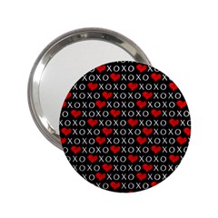 Xoxo Valentines Day Pattern 2 25  Handbag Mirrors