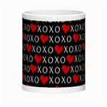 XOXO Valentines day pattern Morph Mugs Center