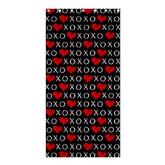 Xoxo Valentines Day Pattern Shower Curtain 36  X 72  (stall)  by Valentinaart