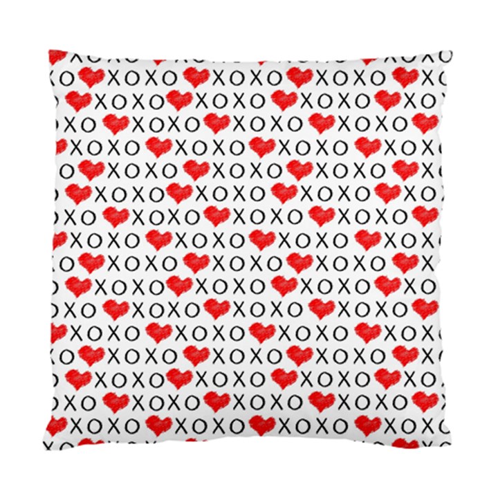 XOXO Valentines day pattern Standard Cushion Case (Two Sides)