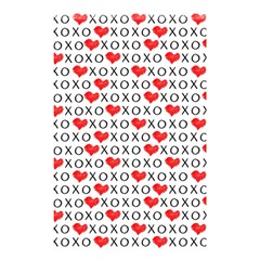 Xoxo Valentines Day Pattern Shower Curtain 48  X 72  (small)  by Valentinaart