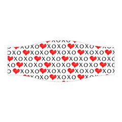 Xoxo Valentines Day Pattern Stretchable Headband by Valentinaart