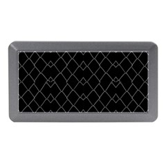 Black And White Grid Pattern Memory Card Reader (mini) by dflcprints