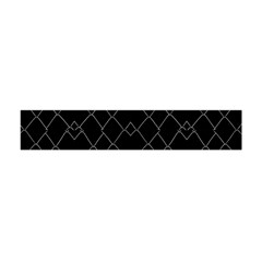 Black And White Grid Pattern Flano Scarf (mini)