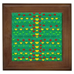 Love Is In All Of Us To Give And Show Framed Tiles by pepitasart