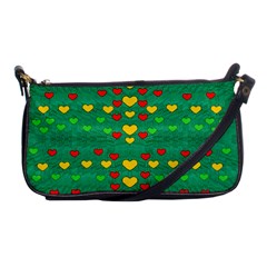 Love Is In All Of Us To Give And Show Shoulder Clutch Bags by pepitasart