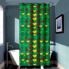 Love Is In All Of Us To Give And Show Shower Curtain 36  X 72  (stall)  by pepitasart