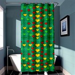 Love Is In All Of Us To Give And Show Shower Curtain 36  x 72  (Stall)  Curtain(36 X72 ) - 33.26 x66.24  Curtain(36 X72 )