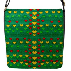 Love Is In All Of Us To Give And Show Flap Messenger Bag (s) by pepitasart