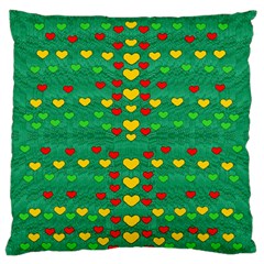 Love Is In All Of Us To Give And Show Standard Flano Cushion Case (one Side) by pepitasart