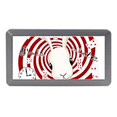 White Rabbit In Wonderland Memory Card Reader (mini) by Valentinaart