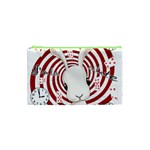 White rabbit in Wonderland Cosmetic Bag (XS) Front