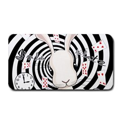 White Rabbit In Wonderland Medium Bar Mats by Valentinaart