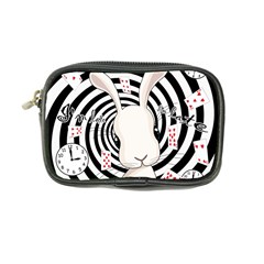 White Rabbit In Wonderland Coin Purse by Valentinaart