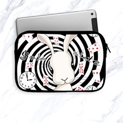 White Rabbit In Wonderland Apple Ipad Mini Zipper Cases by Valentinaart